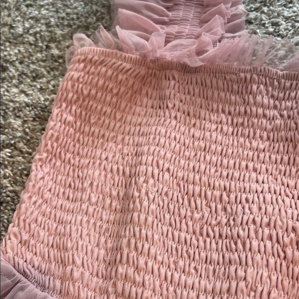 Pink Ruffled Dress - Picture 4 of 8